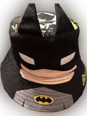 Kids Batman bucket beach hat